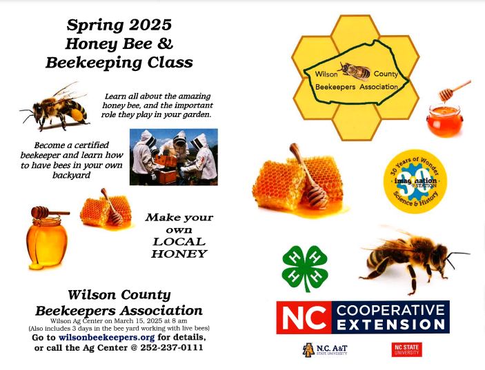 2025 Beginner Beekeeping School Wilson County Beekeepers Association